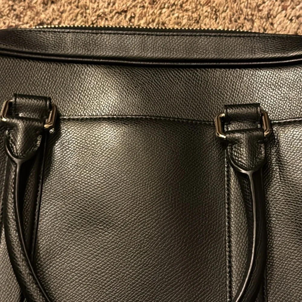 Coach leather laptop / briefcase